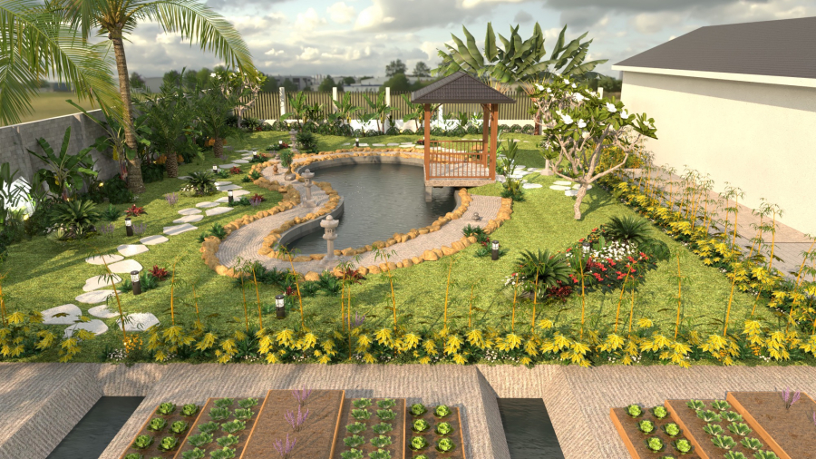 Quy hoạch, cải tạo sân vườn